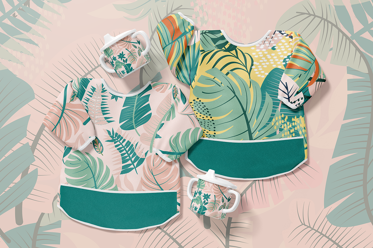 TROPICAL LEAVES Vector Patterns, a Pattern Graphic by Madebyia (Photo 9 of 10)