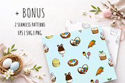 Vegan Easter & Desserts | Vector Set, an Object Graphic by Design by Irihaha (Thumbnail 5 of 7)