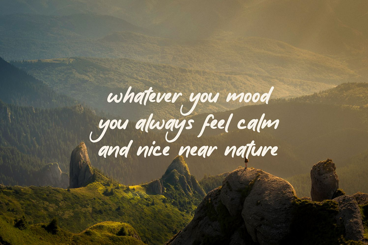 Good Romance - Natural Handwritten, a Script Font by Good Java Studio (Photo 9 of 12)