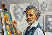 Impressionism, graffiti, sketching,, an Illustration by TesMarteaux (Thumbnail 1 of 4)