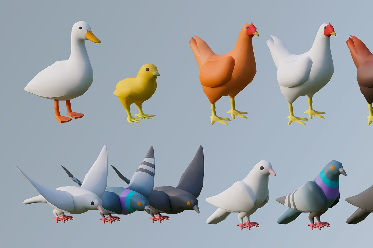 Animals 1, an Animal 3D Model by ithappy (Photo 12 of 32)
