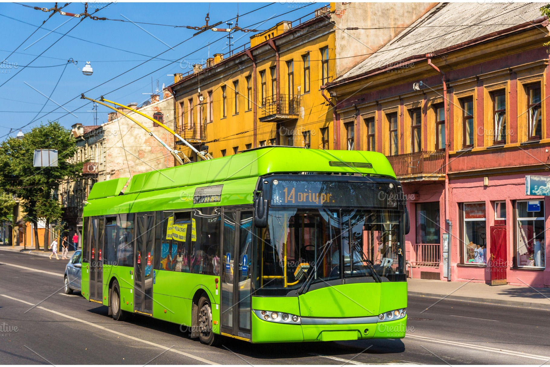 Trolleybus in Kaunas - Lithuania, a Transportation Photo by Leonid Andronov