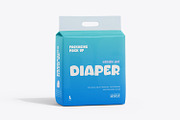 Diaper Packaging PSD Mockup, a Packaging Mockup by Ram Studio LLC (Thumbnail 5 of 8)