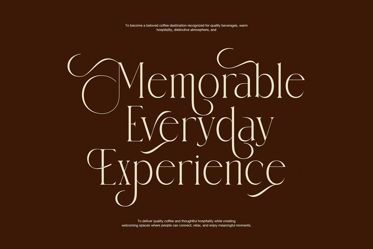 Amelin Elegant Serif Font, a Serif Font by Graphicxell (Photo 5 of 8)