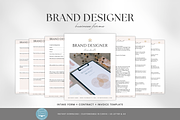 Brand Design Contract Template, a Marketing Template by BizTemplateForYou (Thumbnail 1 of 8)