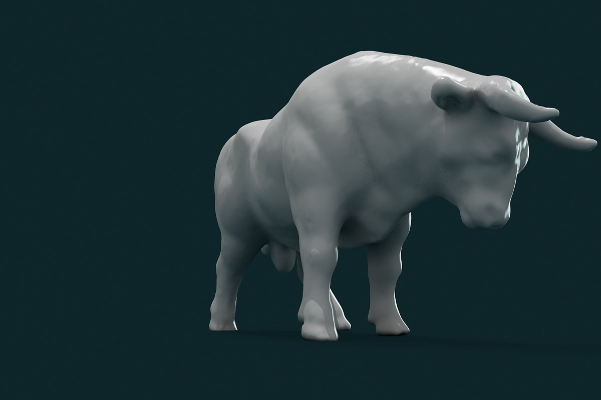 Bull 2, an Animal 3D Model by Giimann (Photo 4 of 8)