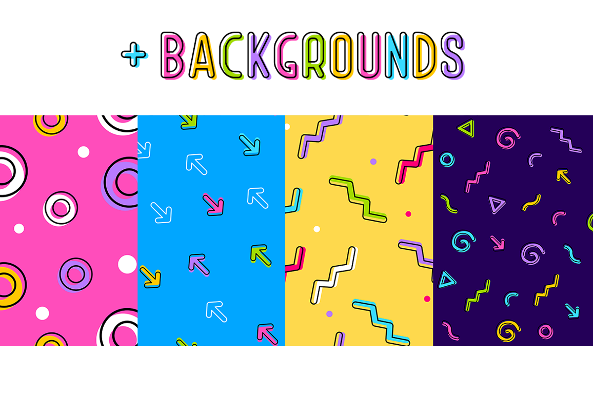 Betamin|colorful sans-serif font preview 5