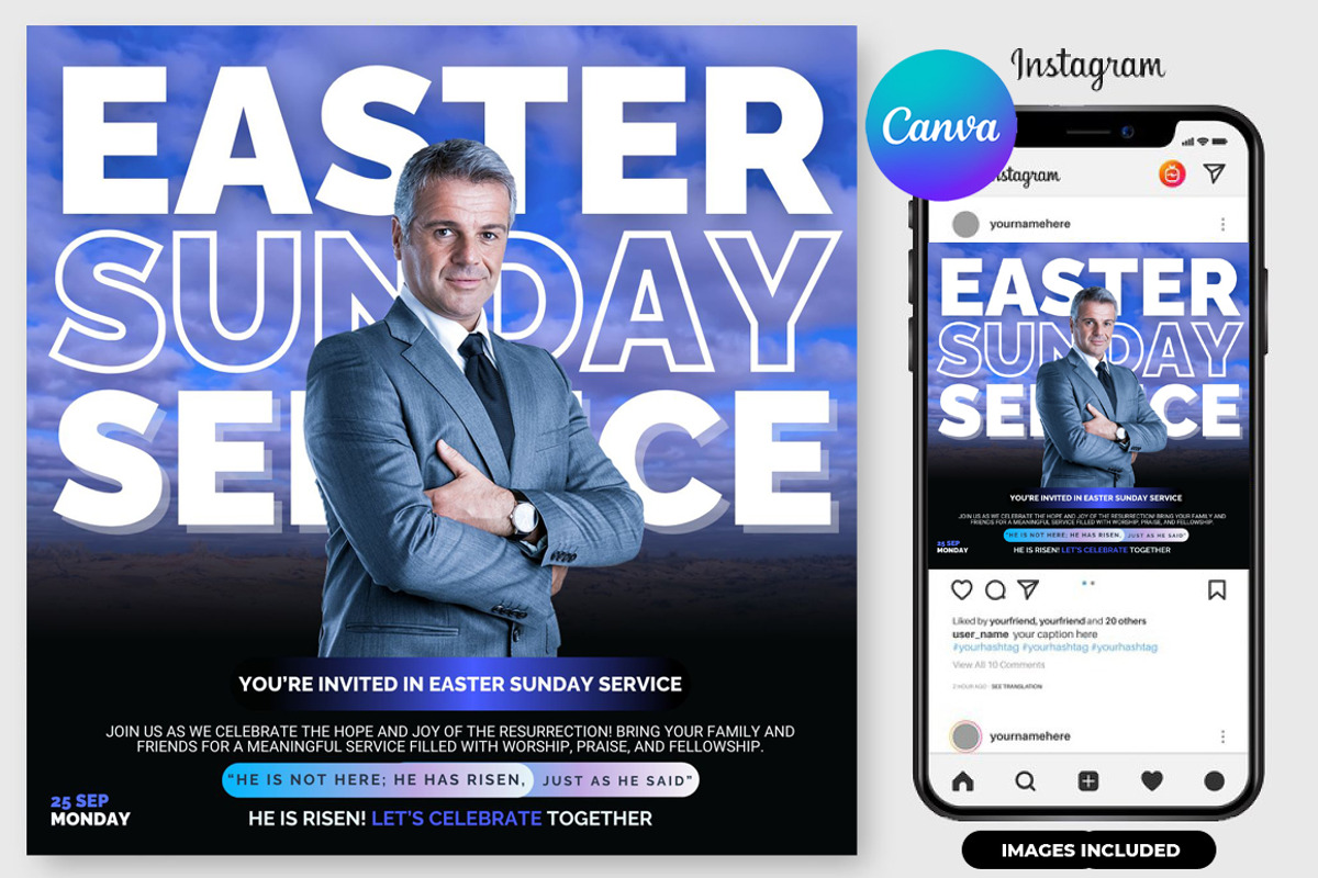 5 Church Flyers Bundle | Canva, a Graphic by graphicforest (Photo 2 of 7)