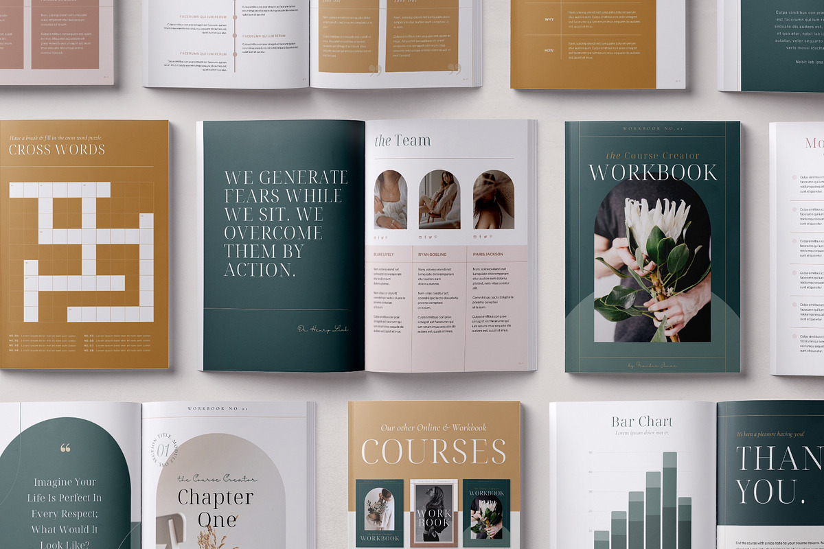Business Workbook | CANVA & Indd, a Templates & Theme by Marigold Studios (Photo 3 of 15)
