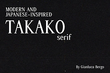 Takako serif