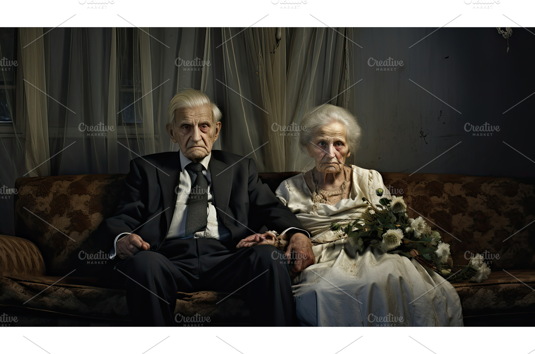 marriage divorce old ai generated, a Business Photo by pikepicture