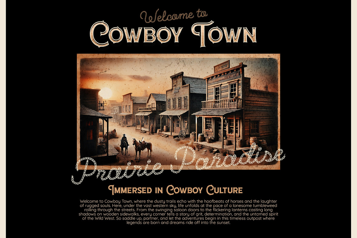 Lasso Lore - Western Rope Font Duo, a Sans Serif Font by HipFonts (Photo 5 of 11)