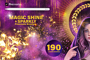 PROCREATE MAGIC SHINE & GLITTER, a Brush Add-On by AlexandraArt (Thumbnail 2 of 14)