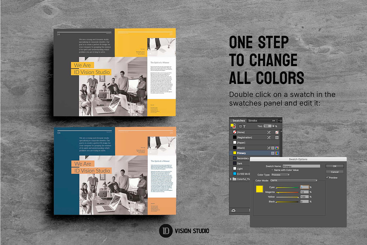 Agency Proposal Canva InDesign, a Brochure Template by ID Vision Studio (Photo 11 of 16)