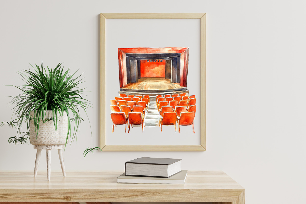Halloween Movie Night Clipart Bundle, an Illustration by Libby Wishes (Photo 4 of 7)