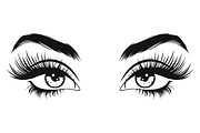 Vector Women's Eye., an Object Graphic by Gomolach (Thumbnail 8 of 18)