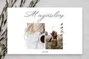 Magnolias Font, a Script Font by The Besotted Co (Thumbnail 4 of 4)