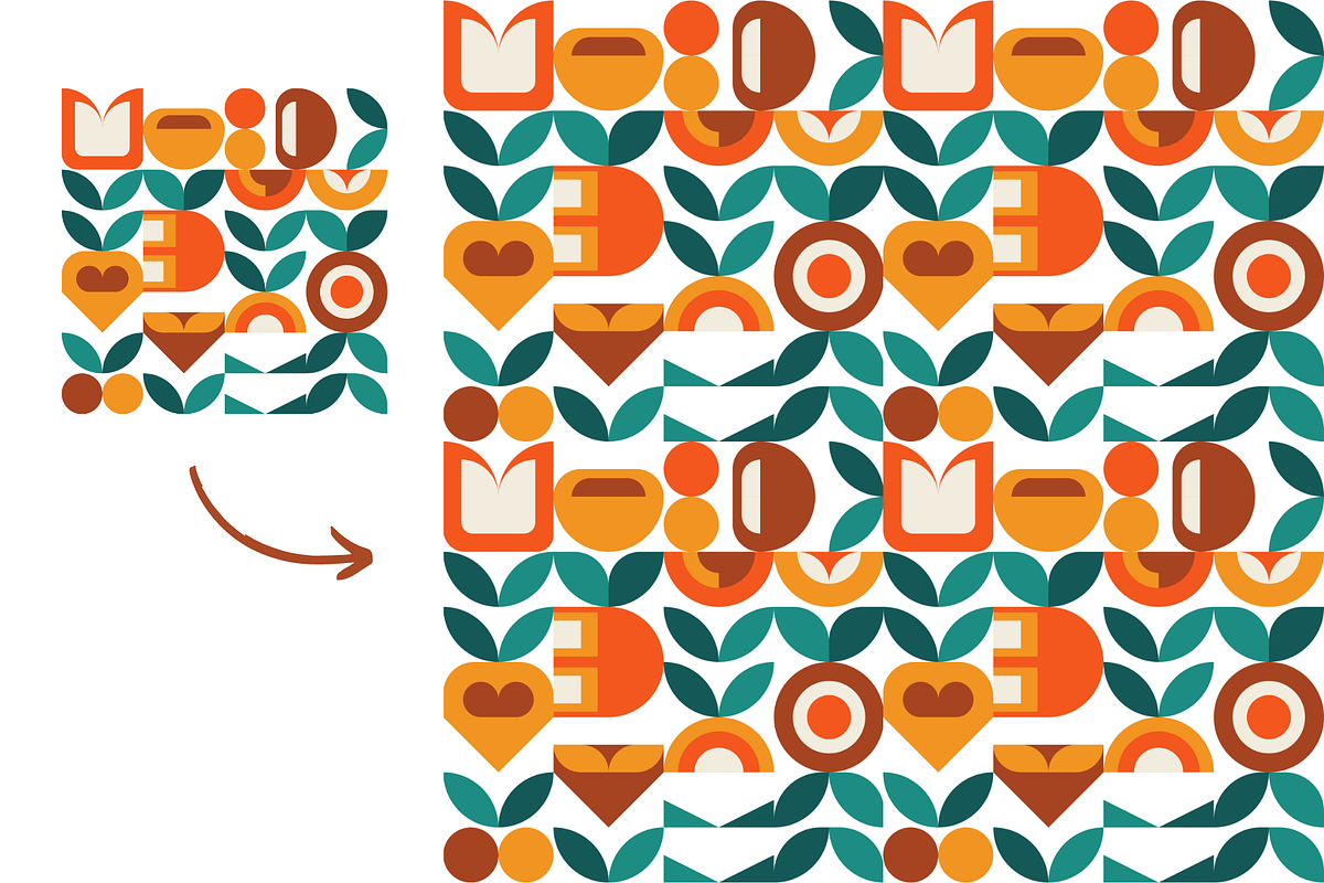 Geometric Floral Seamless Pattern, a Pattern Graphic by ItsReksita Pattern (Photo 4 of 10)