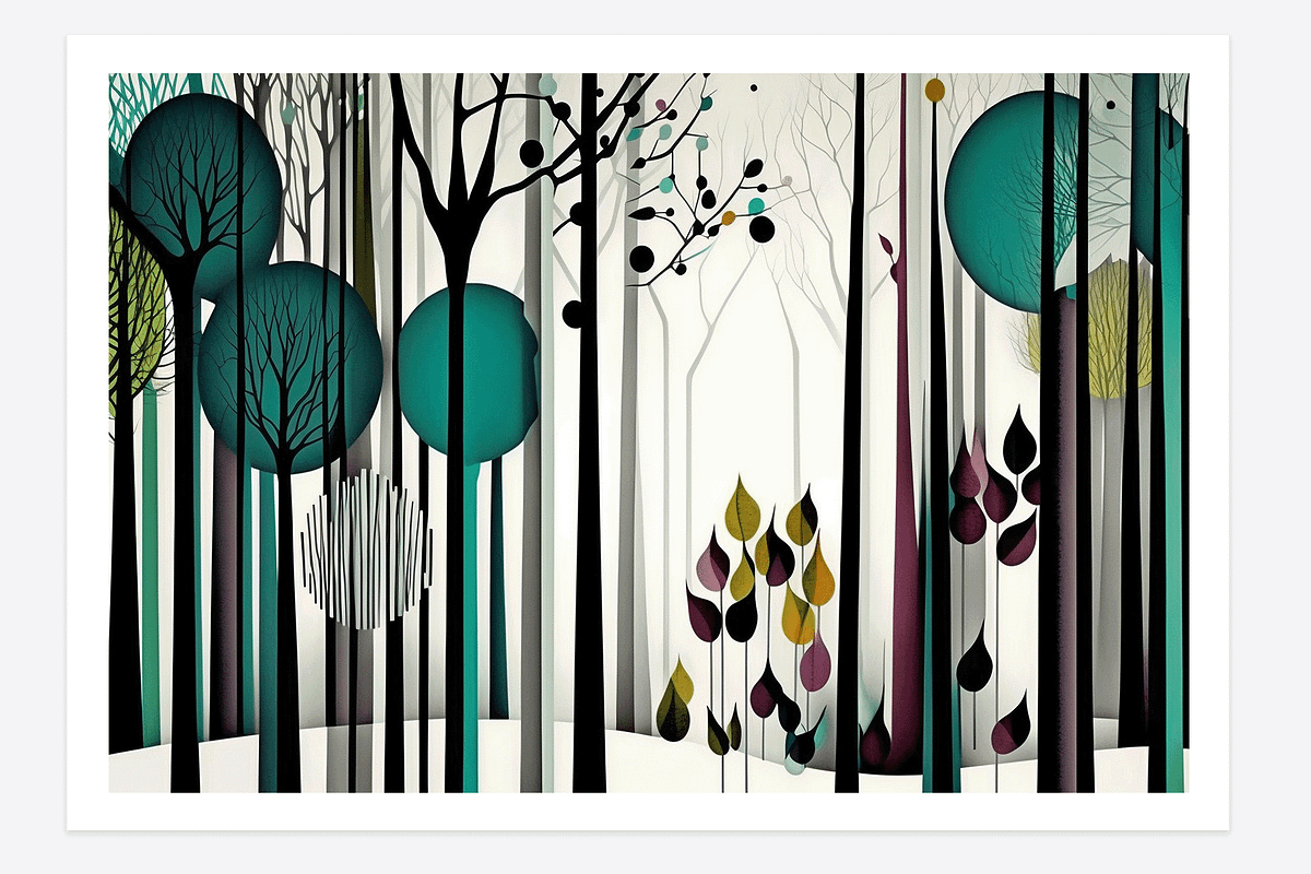 Fore Collection · The Forest, a Decorative Illustration by milatovar (Photo 8 of 14)