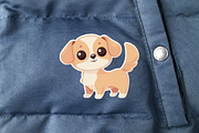Cute Puppy Mascot, an Animal Illustration by Jinro (Thumbnail 4 of 4)