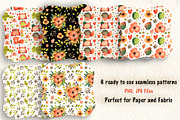 Happy Foxes Watercolor Collection, an Animal Illustration by TanataDesign (Thumbnail 6 of 7)