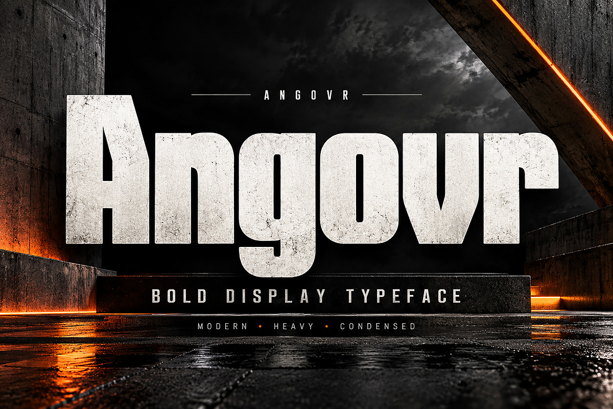 Angovr, a Slab Serif Font by Wow Magic (Photo 1 of 5)