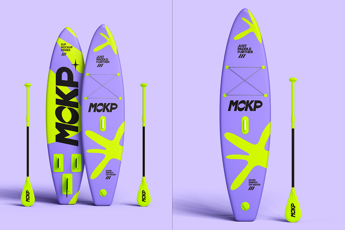 SUP Board Mockup Set, an Advertising Mockup by ForgeDesign (Photo 5 of 6)