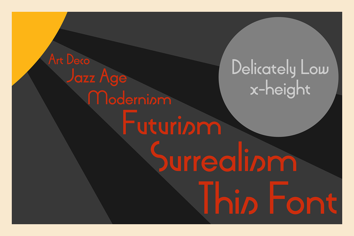 Future is Here 1920 - Geometric Font, a Sans Serif Font by Suolahti Type (Photo 3 of 7)