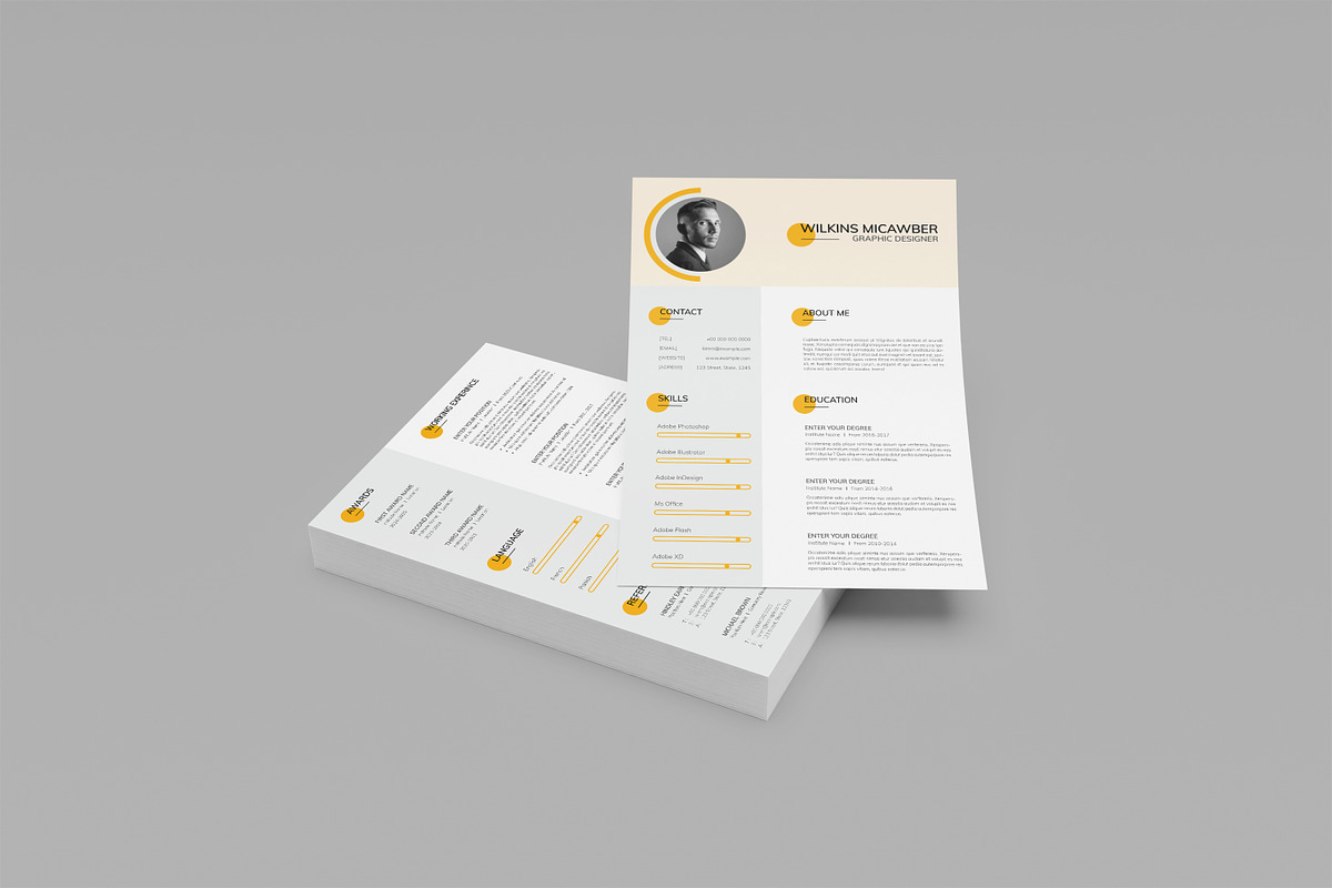 Modern Resume Template CV, a Resume Template by Studio Temply (Photo 4 of 6)