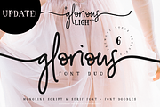 Glorious Font Duo + Extras - UPDATE!, a Script Font by Inky Jar Design Studio (Thumbnail 1 of 13)