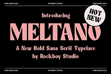 Meltano - Bold Sans Serif