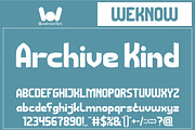 Retro Modernism font, a Sans Serif Font by weknow (Thumbnail 3 of 8)