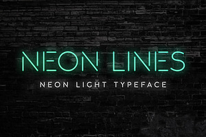 Neon Sign Font Collection