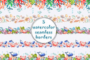 Little OCEAN creatures. Watercolor, an Object Graphic by Ana-Sakuta (Thumbnail 6 of 16)