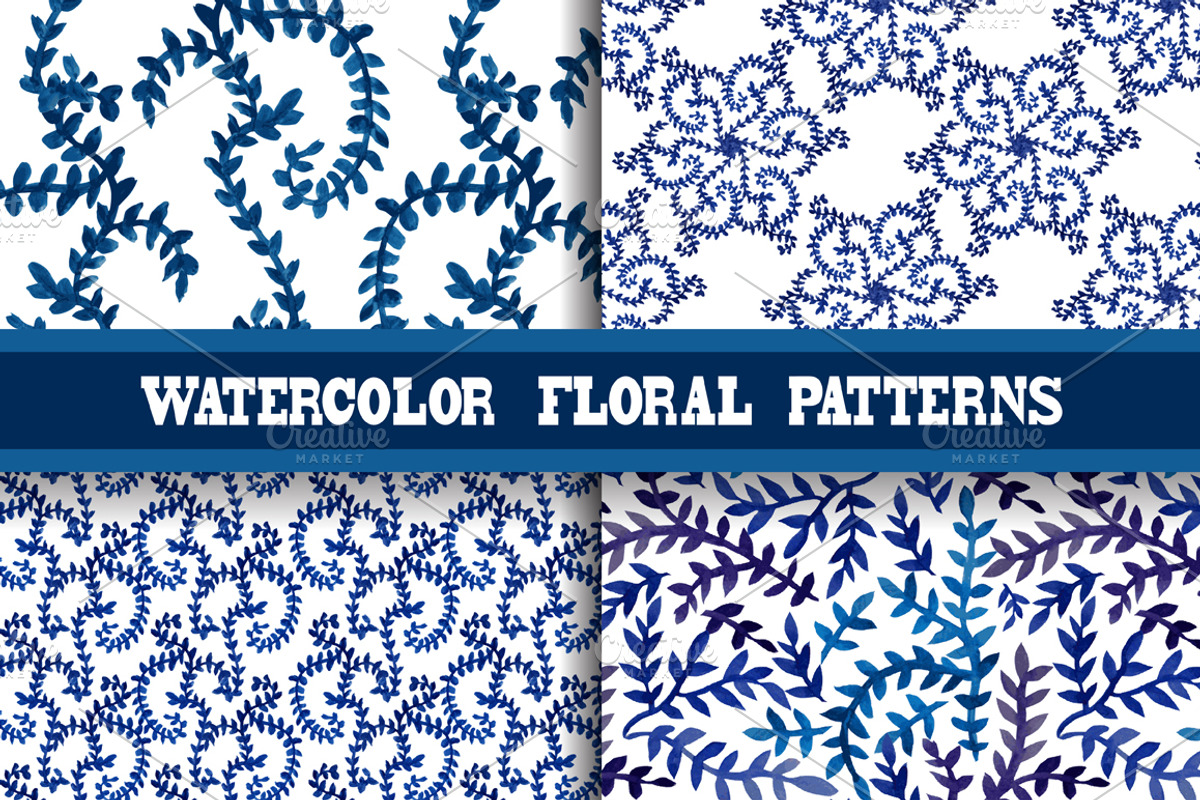 Watercolor Floral Patterns