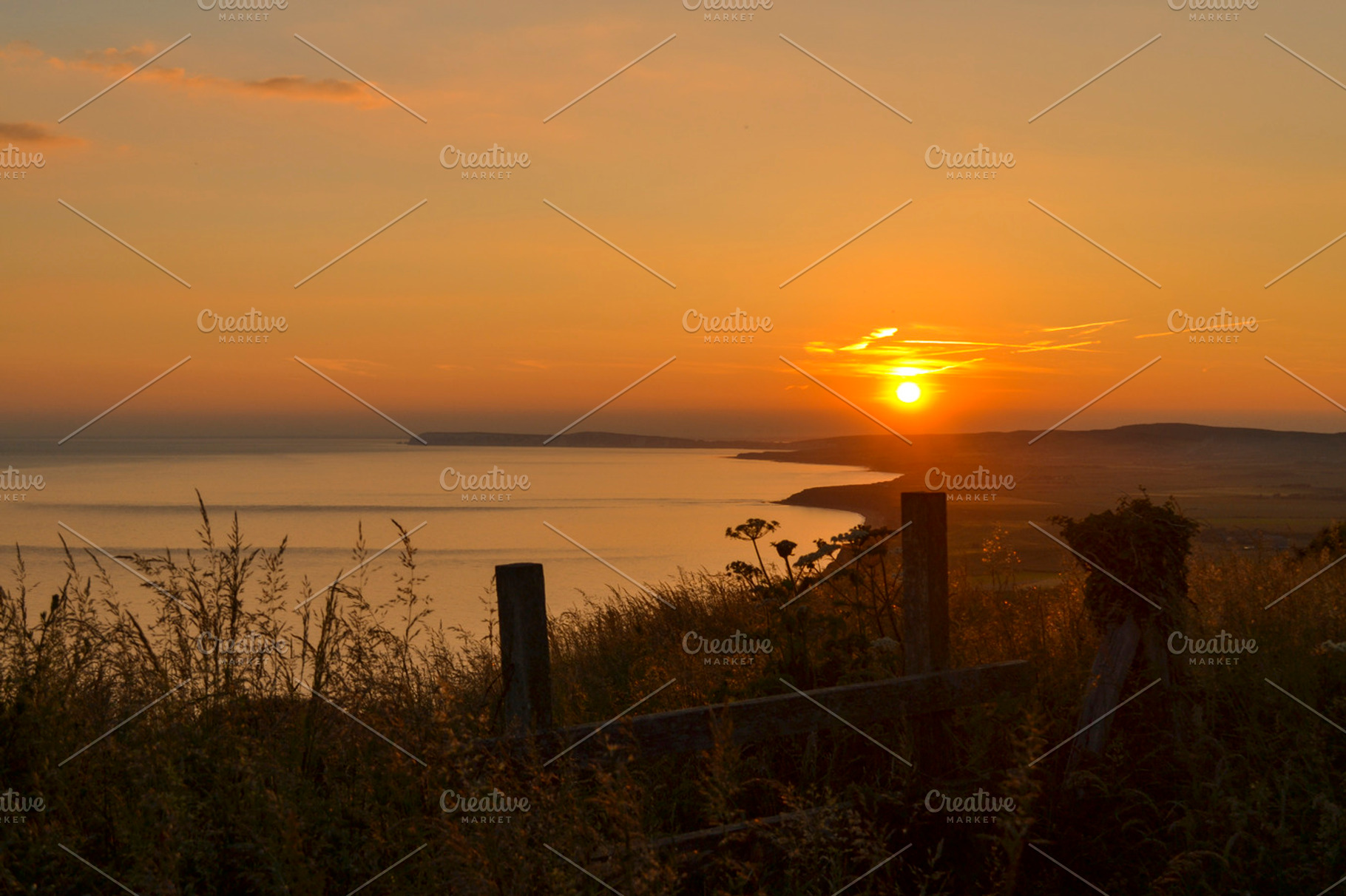 Sunset On The Isle Of Wight