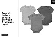 Baby Growsuit/Onesie Mock-up, a Product Mockup by Mocca Mockups Store (Thumbnail 6 of 10)
