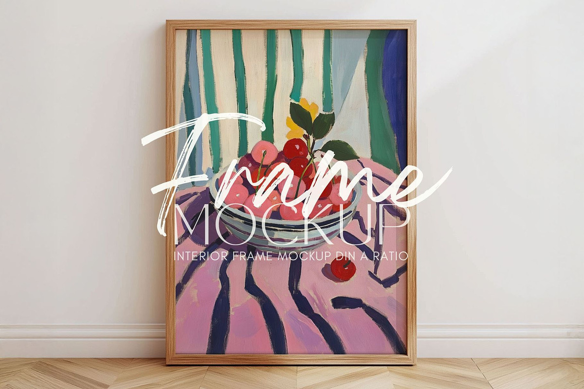 Leaning Frame Mockup | Poster Mockup, a Household Mockup by momomockps (Photo 8 of 8)