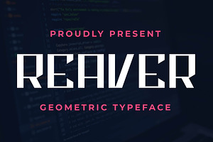 Reaver Geometric Sport Font