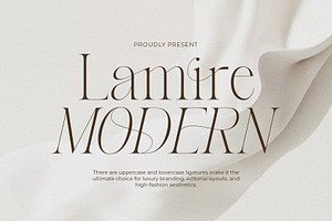 Lamire Modern - Light Ligature Serif