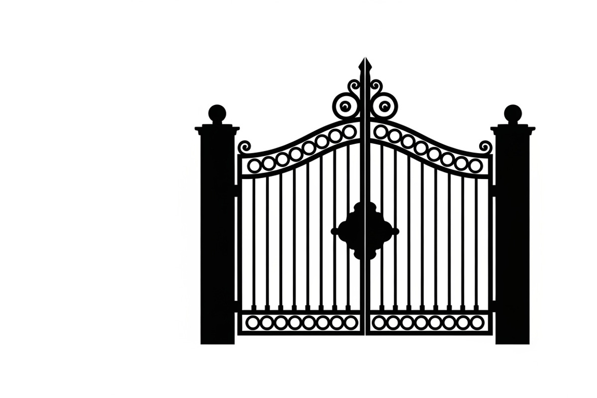 Ornate Iron Gate SVG Bundle, an Illustration by Designs_River (Photo 17 of 31)