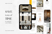 100 Interior Design Stories, a Social Media Template by PatternLab. (Thumbnail 3 of 9)