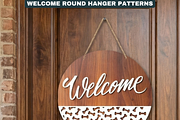 Round Door Hanger Welcome Sign Desig, a Graphic by AtacanDigital (Thumbnail 6 of 12)
