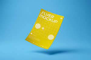 Flying Flyer Paper Poster