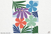 Boho Retro Flower Sublimation Bundle, an Illustration by Actual Pixel (Thumbnail 8 of 13)