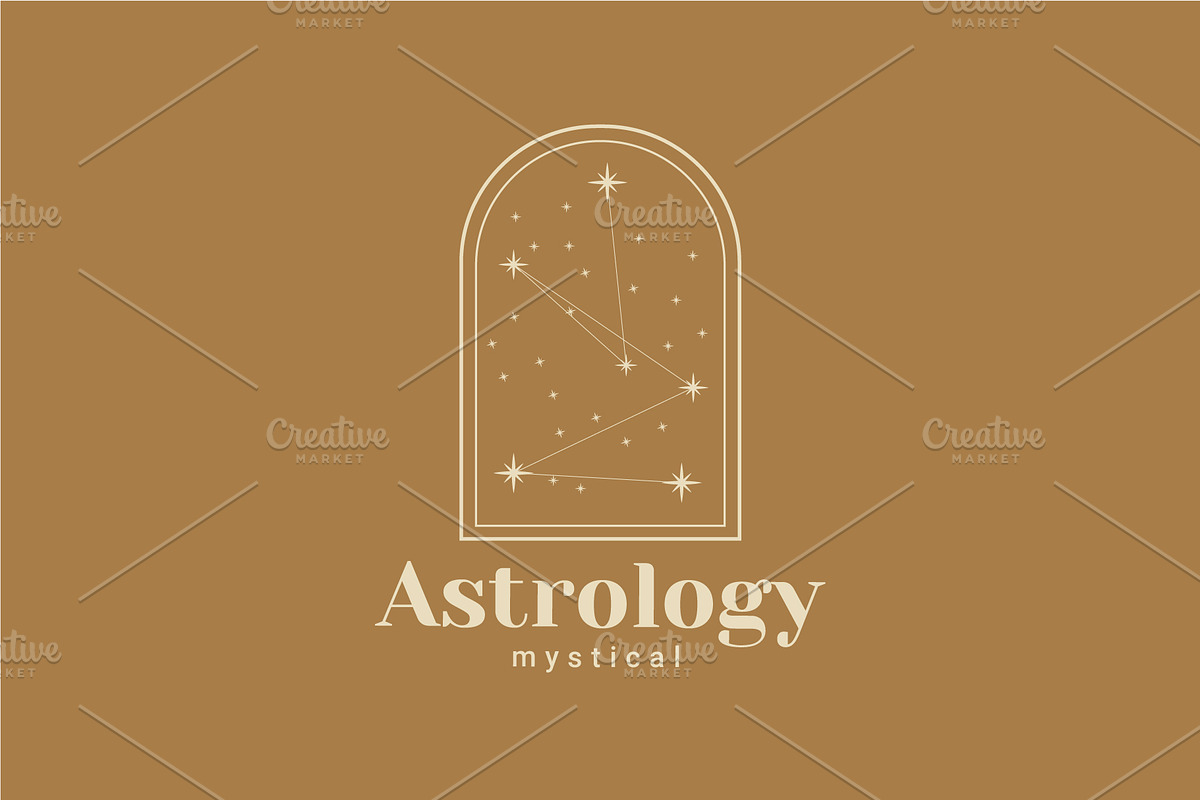 Astrology Mystic Logo Bundle, a Branding & Logo Template by Dyn Studio (Photo 4 of 6)