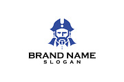 Face of pirate logo design template, an Object Graphic by nicemorning (Thumbnail 1 of 3)