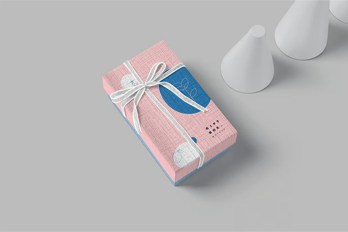 Gift Box Mockup, a Packaging Mockup by megostudi0 (Photo 6 of 11)