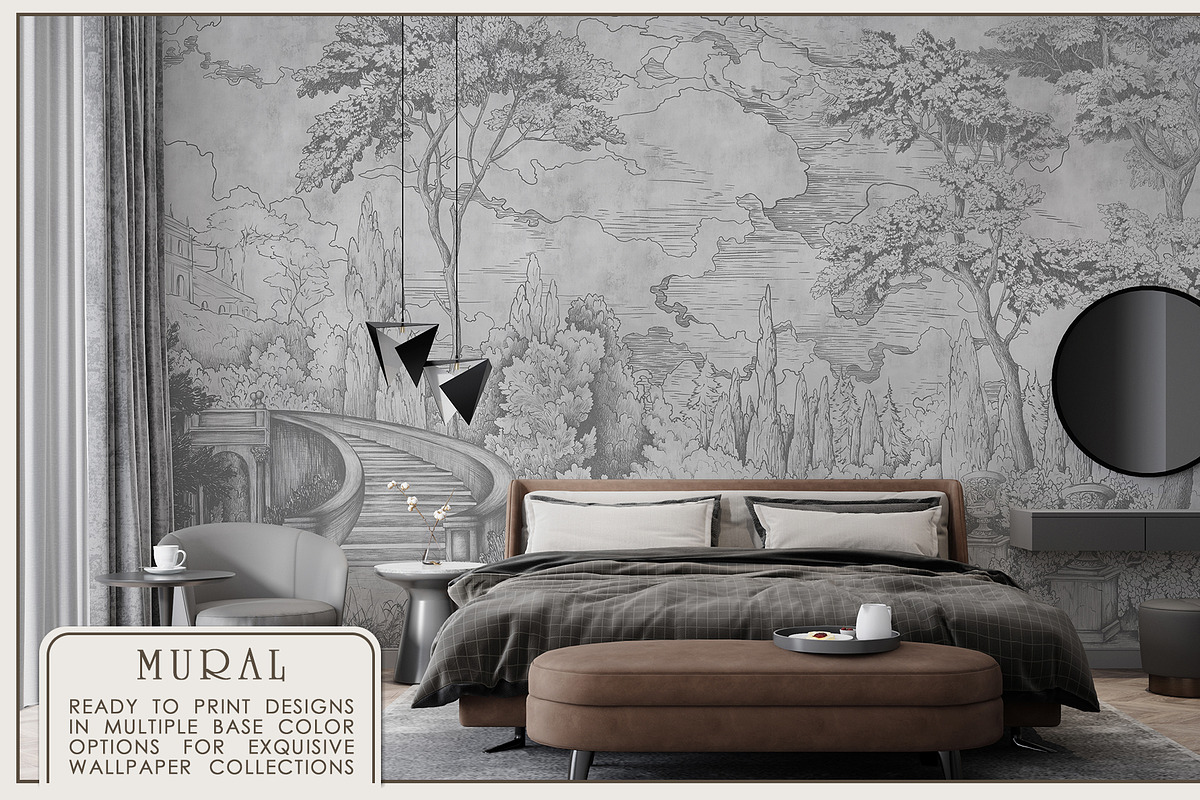 Fresco collection Miracle garden, a Wallpaper Graphic by Natalia0307 (Photo 6 of 18)