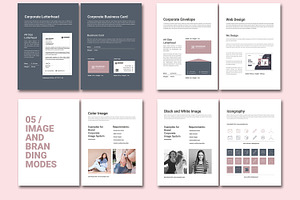 Brand Manual Design Layout